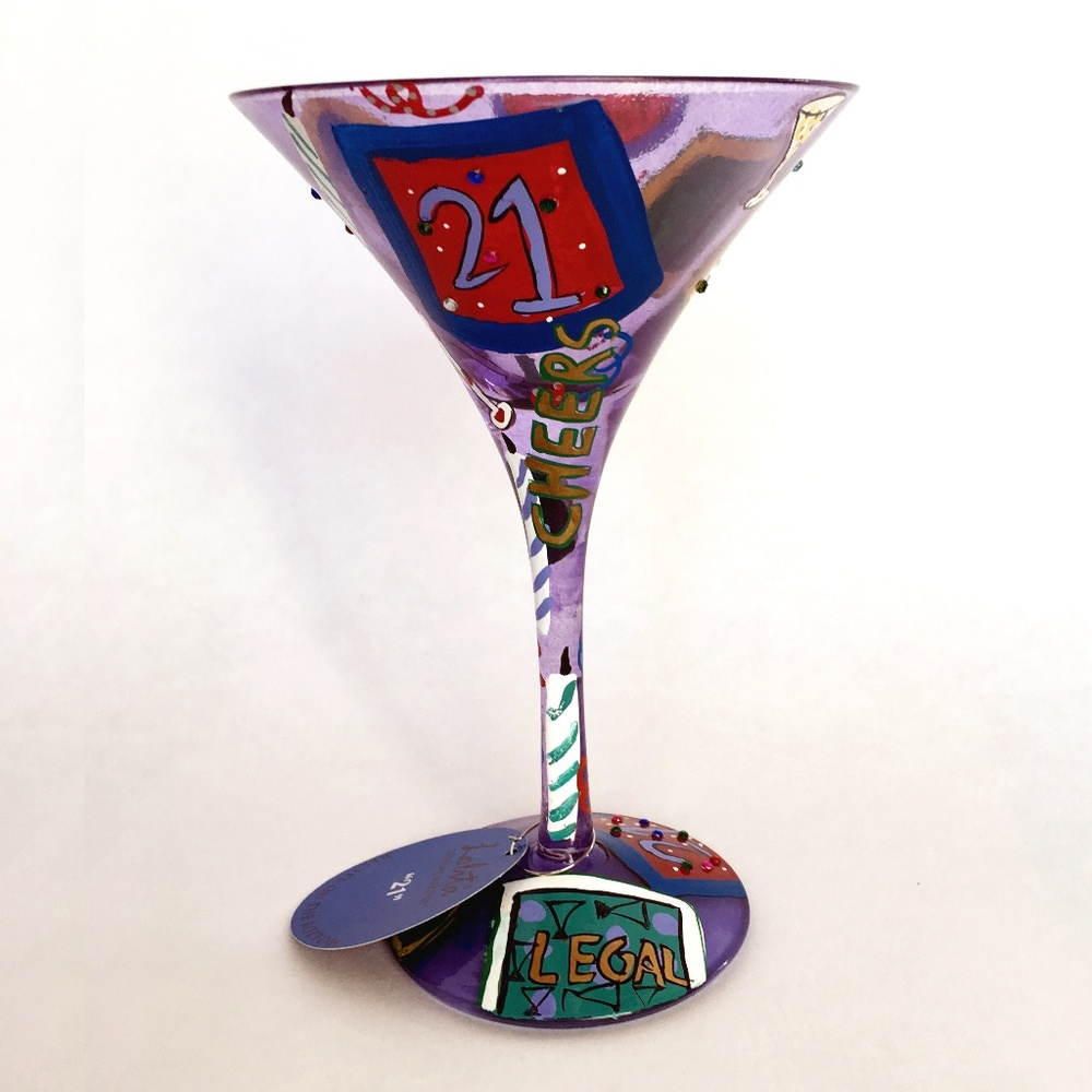 Lolita Love My Martini Glass,  "21" Twenty-One